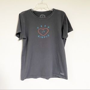 Life is Good Tee-Keep it Simple